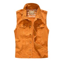 Gilet uomo denim jeans gilet