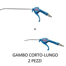 2 pz PISTOLA GAMBO CORTO-LUNGO