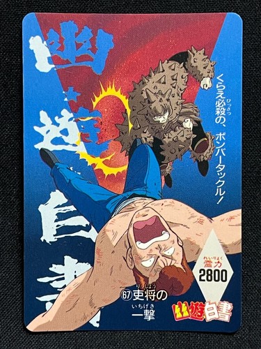 Yuyu hakusho card risho - hakusho,