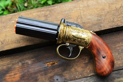 Pistola derringer pepperbox - pistola,