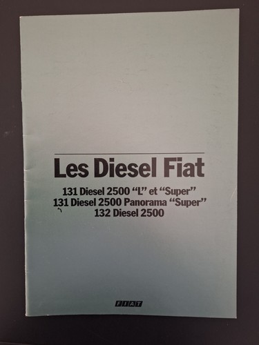 Fiat 131 132 diesel - fiat,