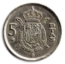 Spagna 5 Ptas Pesetas 1975