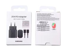 Samsung Caricabatterie Originale 25W Super Veloce USB-C Galaxy S24 S23 S22 S21
