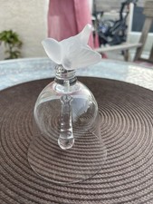 Campana uccellino colomba cristallo Lalique vintage firmata ottime condizioni