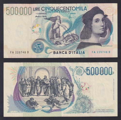 Banconota italia 500000 lire - banconota,