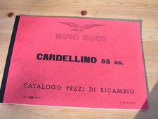 Moto Guzzi Cardellino 65 cc, lista ricambi italiana 1° Edit. 1955