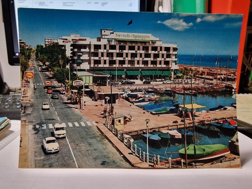 Cartolina riccione savioli - riccione,