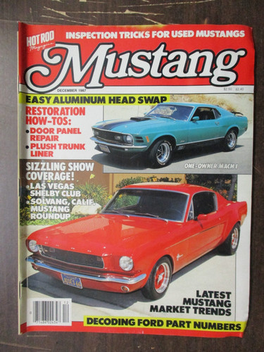 Mustang hot rod magazine dec - hot,