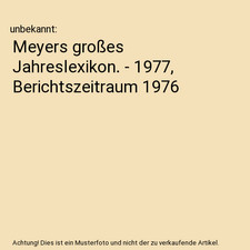 Meyers großes Jahreslexikon