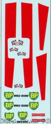 Decal porsche 911 bp - 1/43,