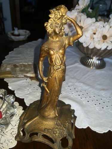 Statuetta ottone donna - statuetta,