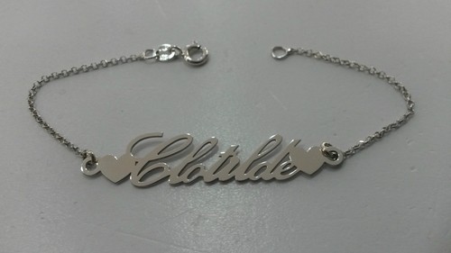 Bracciale argento 925 rodiato - 925,