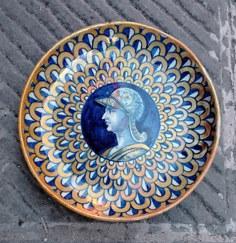 Piatto ceramica maiolica - piatto,