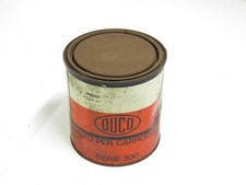 Scatola di Latta Pubblicitaria DUCO Vernice Smalto Originale Auto D Epoca