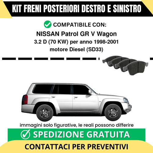 Pastiglie freno posteriori - pastiglie,