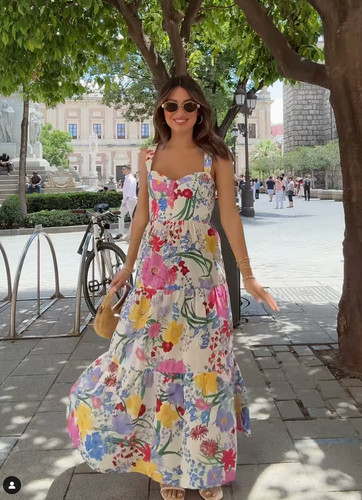 Abito midi zara multicolore - midi,
