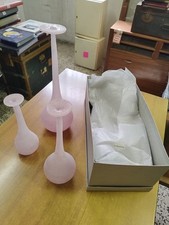 3 Vasi In Vetro Di Murano La murrina Anni 80