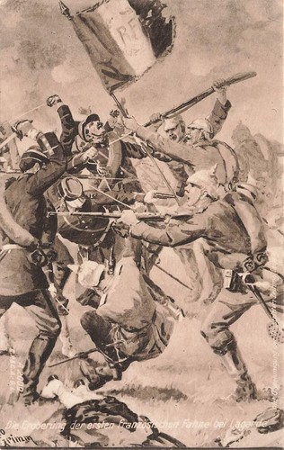 Cartolina ww1 conquista della - ww1,