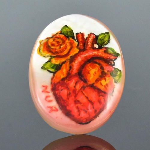 Sacro cuore originale - cuore, dipinto