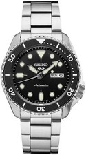 Seiko 5 Sports Automatic SRPD55 - Quadrante nero - Acciaio inossidabile