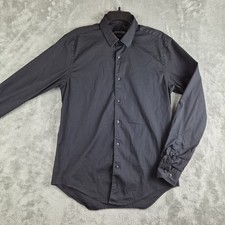 Zara Camicia Uomo Grande Nera