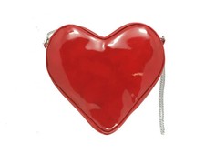 LONI Forma Cuore Valentine Vernice Frizione Spalla Borsa a Tracolla