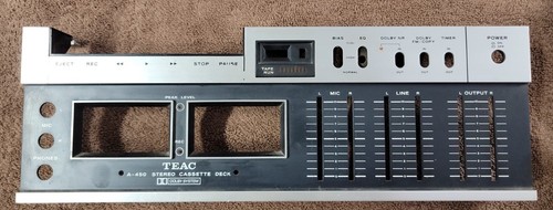 Piastra frontale per cassette