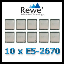Lotto 10 x E5-2670 2.60GHz Xeon Intel SR0KX Socket FCLGA2011