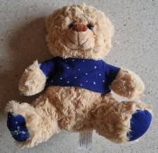 PELUCHE - ORSO - BACI PERUGINA - 27 CM - BEIGE E BLU