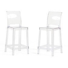 2 Sgabelli Policarbonato