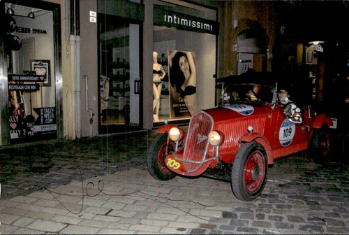 Cartolina invito mille miglia - cartolina,