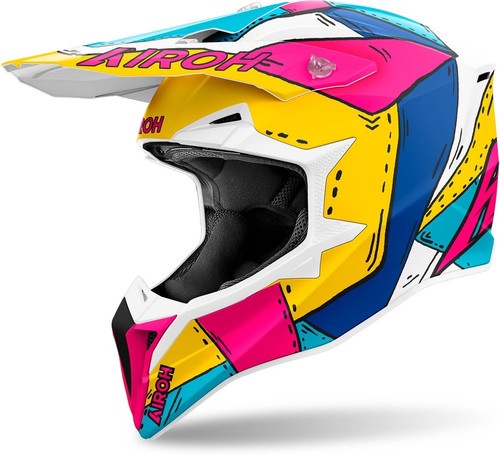 Casco moto cross airoh wraaap - casco,