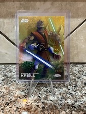 2025 Topps Chrome Star Wars General Pong Krell Gold Mini Diamonds /50🔥🔥