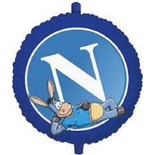 PALLONE MYLAR NAPOLI palloncino 45 CM