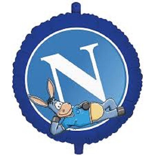 Pallone mylar napoli - pallone,