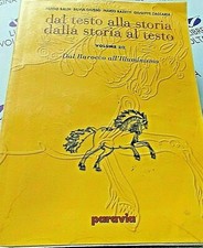 DAL TESTO ALLA STORIA DALLA STORIA AL TESTO ED.GIALLA VOL. 2 TOMO 2 - PARAVIA