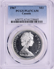 Canada Proof 1967 un dollaro