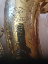 Rare '56 SELMER MARK VI  ELKHART TENOR SAXOPHONE sn 68886 on the neck!