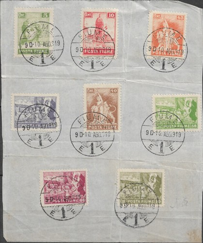 Italie fiume 1919 full - 1919, set