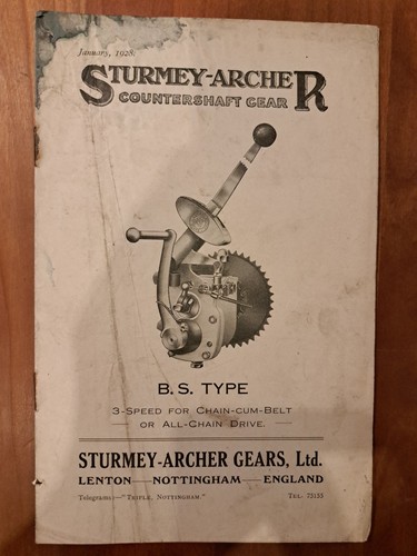 Sturmey archer 1928 - 9.9,