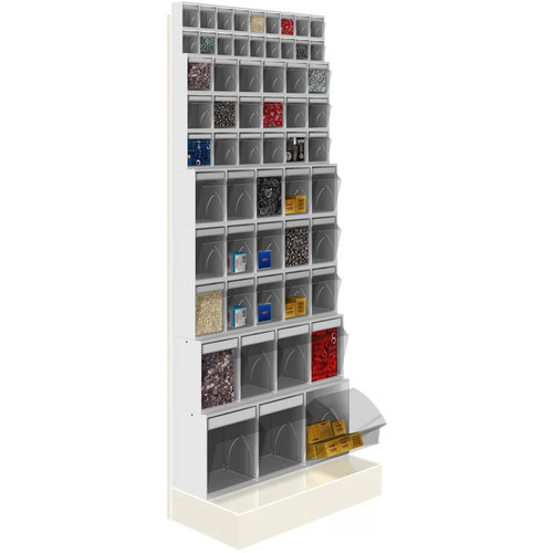 Scaffale porta minuteria con - porta,