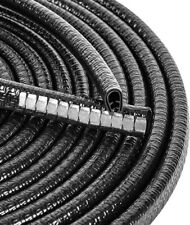 Paracolpi Portiere Auto Nero Bordo a U Gomma 5 MT Rinforzo Acciaio Bagagliaio PV