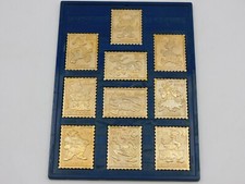 Francobolli Metallici Topolino Operazione Quack 1973 Gadget raccoglitore