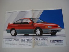 advertising Pubblicità 1992 HYUNDAI LANTRA S-COUPE'