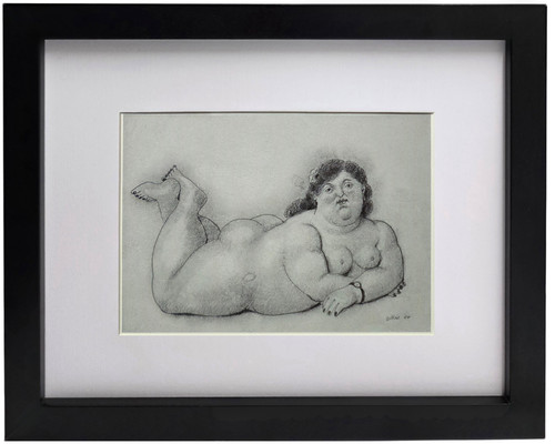 Fernando botero piatto - botero, nudo