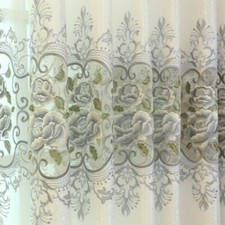 Luxe Broderie Floral Tissu