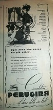 VECCHIA PUBBLICITA' ADVERT - PERUGINA PERUGIA CIOCCOLATO CACAO 