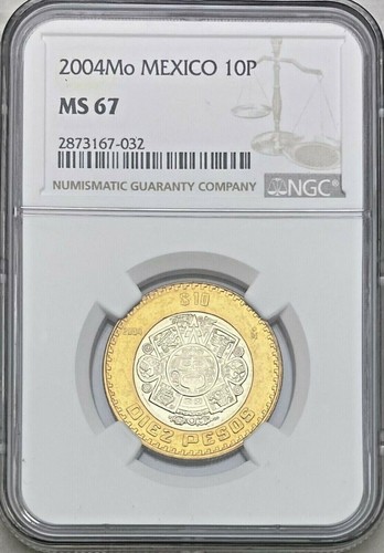 Messico pesos ngc 67 - messico, 10