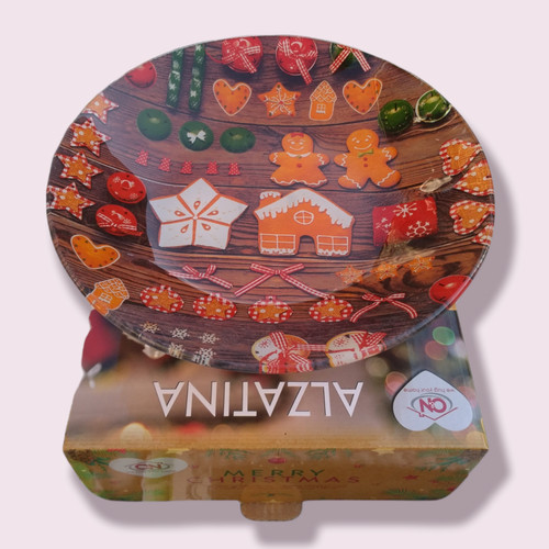 Natale alzatina vetro - natale,