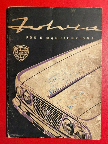 Lancia fulvia libretto uso - libretto,